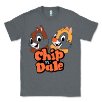 Charcoal Heather chip n dale Classic Tee - artisFamous