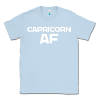Dusty Blue capricorn af zodiac sign Classic Tee - artisFamous