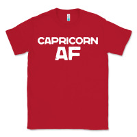 Red capricorn af zodiac sign Classic Tee - artisFamous