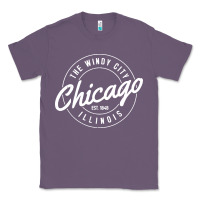 Lavender chicago Classic Tee - artisFamous