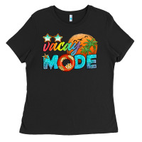 Black vacay mode Ladies Tee - Artiststas