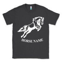 Smoke Personalised Horse Printed Equestrian Riding Cob Jumping Rider Horse Classic Tee - artisFamous