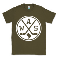 Army Green retro washington dc hockey Classic Tee - artisFamous