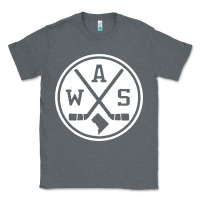 Charcoal Heather retro washington dc hockey Classic Tee - artisFamous