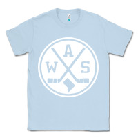 Dusty Blue retro washington dc hockey Classic Tee - artisFamous