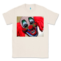 Natural embroidered clown Classic Tee - artisFamous