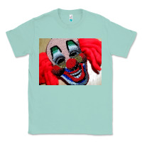Seafoam embroidered clown Classic Tee - artisFamous
