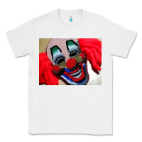 White embroidered clown Classic Tee - artisFamous