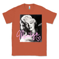 Copper monroe black and white pink handwriting t shirt Classic Tee - artisFamous