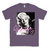 Lavender monroe black and white pink handwriting t shirt Classic Tee - artisFamous