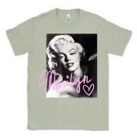 Matcha monroe black and white pink handwriting t shirt Classic Tee - artisFamous