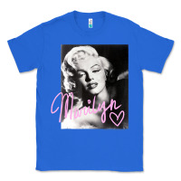 True Royal monroe black and white pink handwriting t shirt Classic Tee - artisFamous