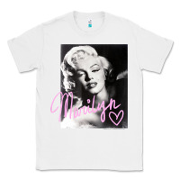 White monroe black and white pink handwriting t shirt Classic Tee - artisFamous