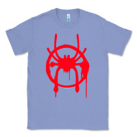 Colony Blue spiderverse miles symbol tag t shirt Classic Tee - artisFamous