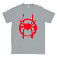 Heather Grey spiderverse miles symbol tag t shirt Classic Tee - artisFamous