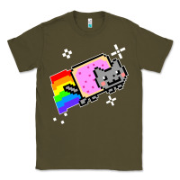 Army Green nyan cat t shirt Classic Tee - artisFamous