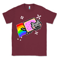 Burgundy nyan cat t shirt Classic Tee - artisFamous