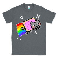 Charcoal Heather nyan cat t shirt Classic Tee - artisFamous
