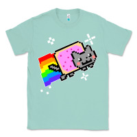 Seafoam nyan cat t shirt Classic Tee - artisFamous