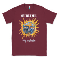 Burgundy licensed vintage sublime, gift for women men t shirt Classic Tee - artisFamous