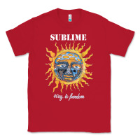 Red licensed vintage sublime, gift for women men t shirt Classic Tee - artisFamous