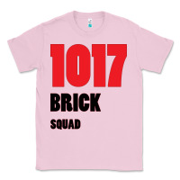 Bubblegum Pink 1017 Brick Squad Black Red Classic Tee - artisFamous