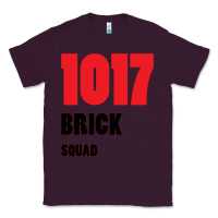Plum 1017 Brick Squad Black Red Classic Tee - artisFamous