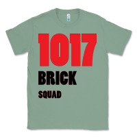Sage 1017 Brick Squad Black Red Classic Tee - artisFamous