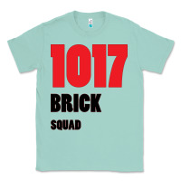Seafoam 1017 Brick Squad Black Red Classic Tee - artisFamous