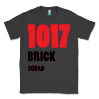 Smoke 1017 Brick Squad Black Red Classic Tee - artisFamous