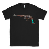 Black Revolver Handgun Classic Tee - artisFamous