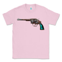 Bubblegum Pink Revolver Handgun Classic Tee - artisFamous