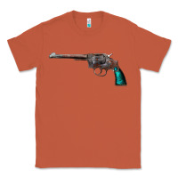 Copper Revolver Handgun Classic Tee - artisFamous