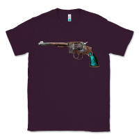 Plum Revolver Handgun Classic Tee - artisFamous
