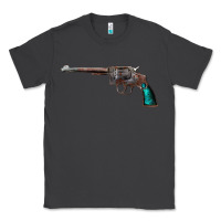 Smoke Revolver Handgun Classic Tee - artisFamous