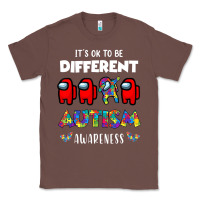 Chestnut a.mong us it's o.kay to be different autism awareness t shirt Classic Tee - artisFamous