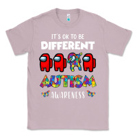 Lilac a.mong us it's o.kay to be different autism awareness t shirt Classic Tee - artisFamous
