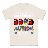 Natural a.mong us it's o.kay to be different autism awareness t shirt Classic Tee - artisFamous
