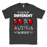 Smoke a.mong us it's o.kay to be different autism awareness t shirt Classic Tee - artisFamous