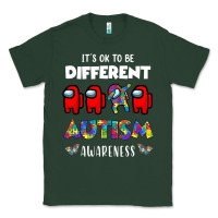 Sports Green a.mong us it's o.kay to be different autism awareness t shirt Classic Tee - artisFamous