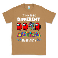 Toasted Coconut a.mong us it's o.kay to be different autism awareness t shirt Classic Tee - artisFamous