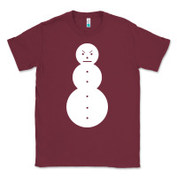 Burgundy jeezy snowman funny shirt premium Classic Tee - artisFamous