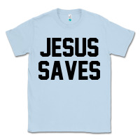 Dusty Blue jesus saves christian faith trust in god lord christ Classic Tee - artisFamous