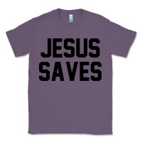 Lavender jesus saves christian faith trust in god lord christ Classic Tee - artisFamous
