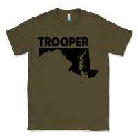 Army Green maryland state trooper Classic Tee - artisFamous