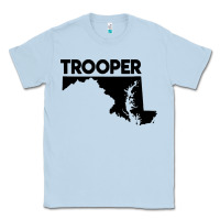 Dusty Blue maryland state trooper Classic Tee - artisFamous