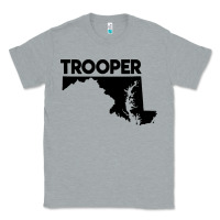 Heather Grey maryland state trooper Classic Tee - artisFamous