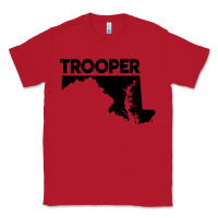 Red maryland state trooper Classic Tee - artisFamous