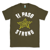 Army Green el paso strong Classic Tee - artisFamous