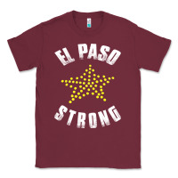 Burgundy el paso strong Classic Tee - artisFamous